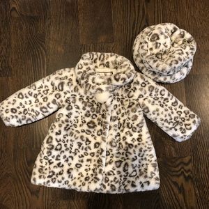 size 24 faux fur coat